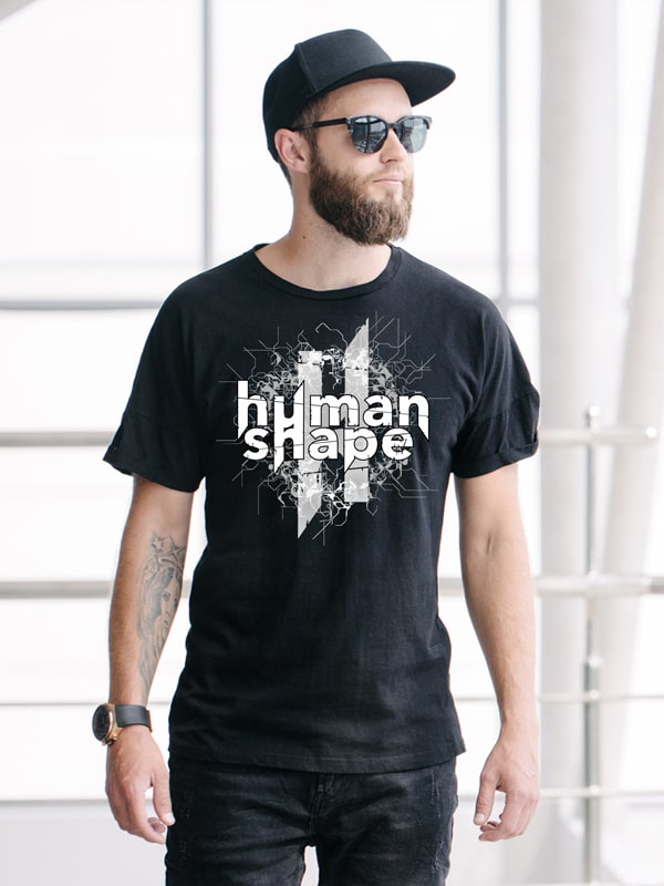 t-shirt-human-shape-hs02-czarrny-meskii-mod-2
